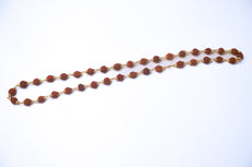 5 Mukhi Rudraksha Mala - Gold Plated