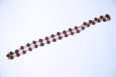 5 Mukhi Rudraksha Mala - Silver Plated