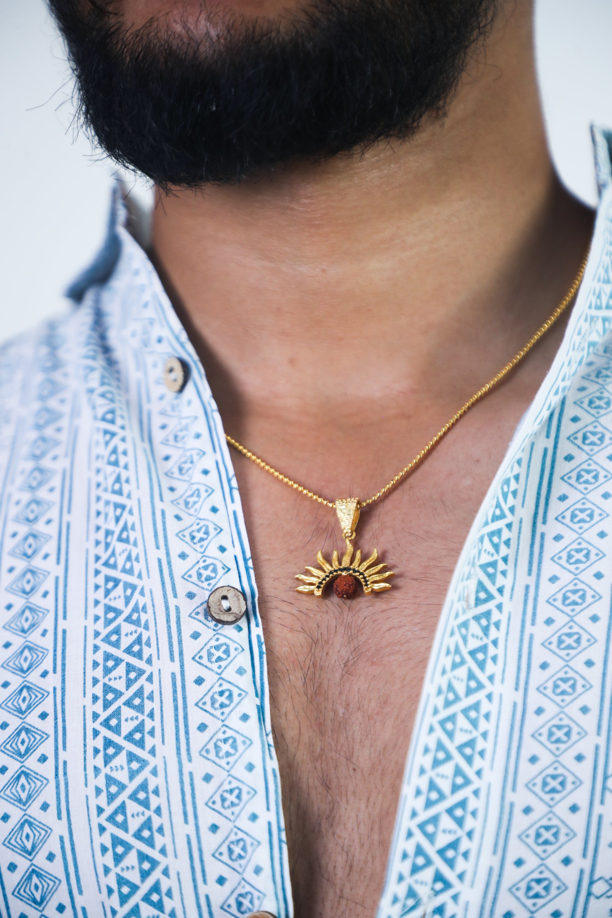 Surya Rudraksha Pendant